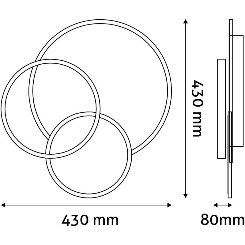 LED griestu lampa AVIDE Nico 45W ar tālvadības pulti цена и информация | Griestu lampas | 220.lv