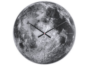 Часы настенные - Луна, серый цена и информация | Часы | 220.lv