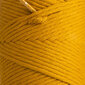 Dabīga makramē kokvilnas virve 3mm 140m vienas dzīslas vijums, 500g sinepju krāsa cena un informācija | Tamborēšana | 220.lv