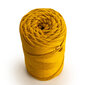 Dabīga makramē kokvilnas virve 3mm 140m vienas dzīslas vijums, 500g sinepju krāsa цена и информация | Tamborēšana | 220.lv
