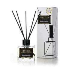 Sorvella mājas aromāti ar kociņiem, Black Vanilla aromāts, 120 ml cena un informācija | Mājas aromāti | 220.lv