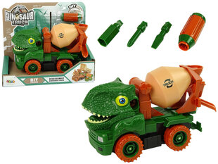 Saliekama kravas automašīna Dinosaur Truck, zaļa cena un informācija | Rotaļlietas zēniem | 220.lv