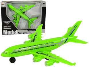Pasažieru lidmašīna ar skaņas un gaismas efektiem, zaļa cena un informācija | Rotaļlietas zēniem | 220.lv