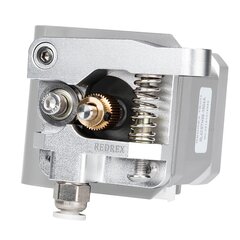 REDREX END 3 Extruder Bowden Mk8 Feeder 40 зубов, совместимые с Creality Ender 3 V2, Ender 3 Pro, Ender 5, Ender 5 Pro, Ender, серия CR10, Vyper, Voxelab Aquila 3D Printer Silver цена и информация | Аксессуары для принтера | 220.lv