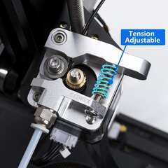 REDREX END 3 Extruder Bowden Mk8 Feeder 40 зубов, совместимые с Creality Ender 3 V2, Ender 3 Pro, Ender 5, Ender 5 Pro, Ender, серия CR10, Vyper, Voxelab Aquila 3D Printer Silver цена и информация | Аксессуары для принтера | 220.lv