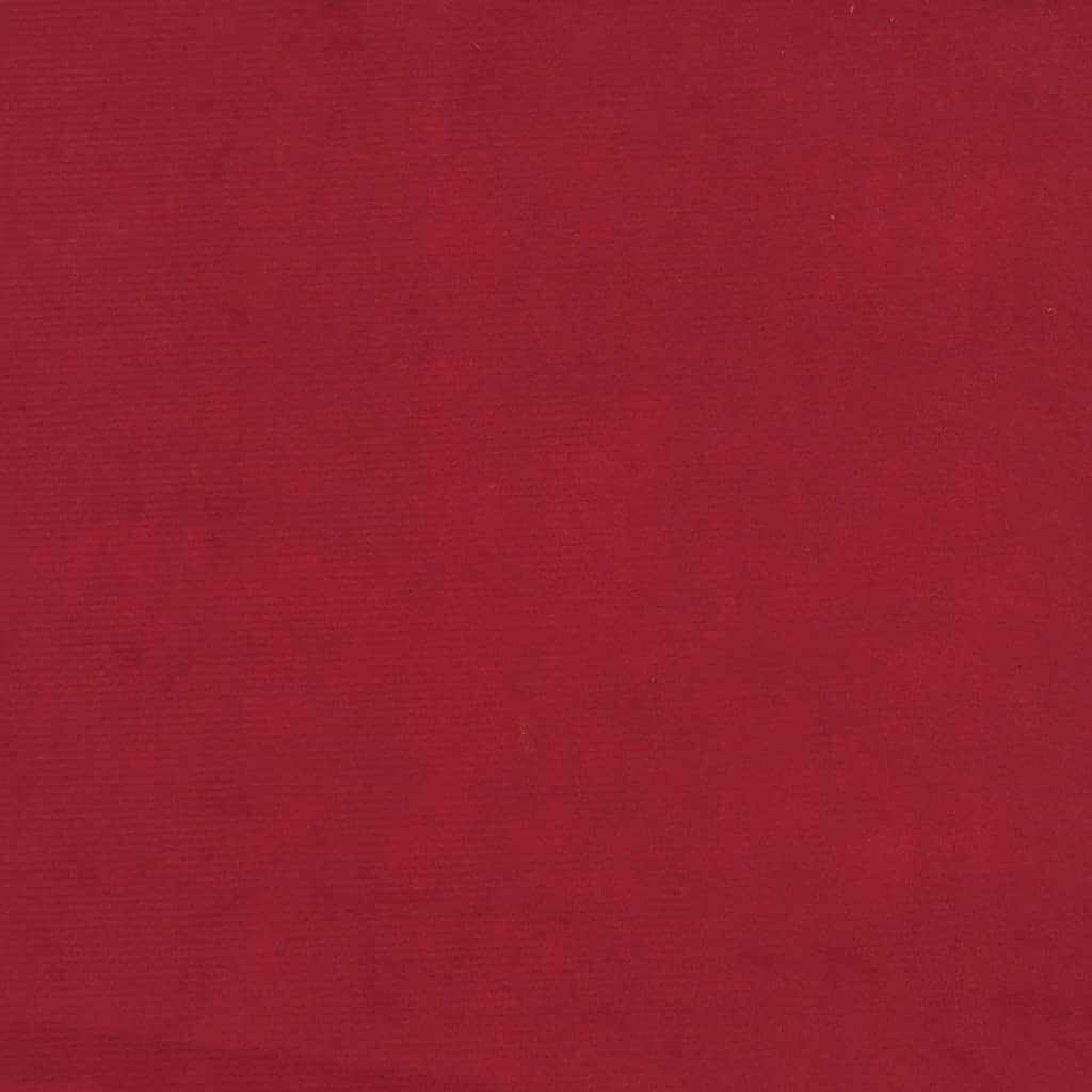 Kāju krēsls, sarkanvīna krāsa, 60x60x39cm, samts цена и информация | Sēžammaisi, pufi | 220.lv