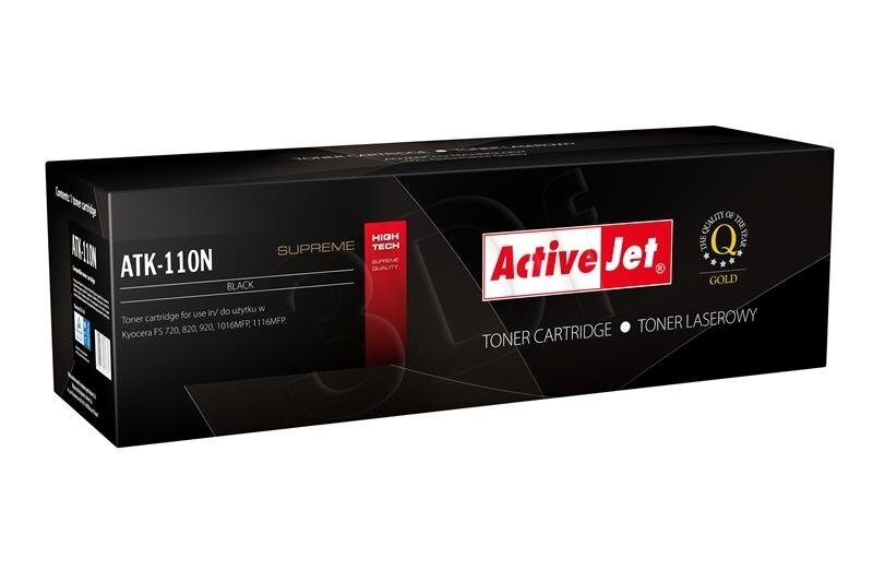 Toner ActiveJet AT-K110N | Black | 6000 p. | Kyocera TK-110 cena un informācija | Kārtridži lāzerprinteriem | 220.lv