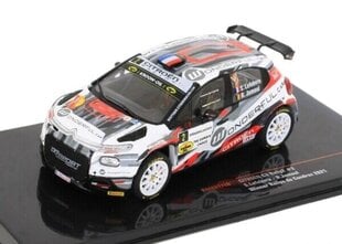 Citroen C3 Rally2 #2 Winner Rallye du Condroz 2021 S.Lefebvre/R.Jamoul IXO 1:43 RAM817 цена и информация | Коллекционные модели автомобилей | 220.lv