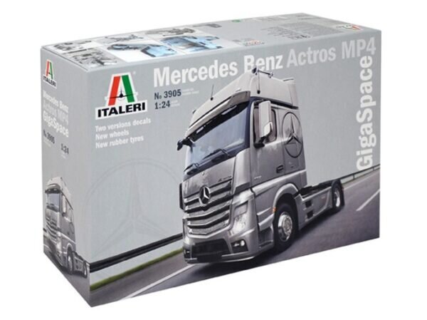 MERCEDES BENZ ACTROS MP4 GIGASPACE ITALERI 1:24 3905 cena un informācija | Kolekcionējamie modeļi | 220.lv