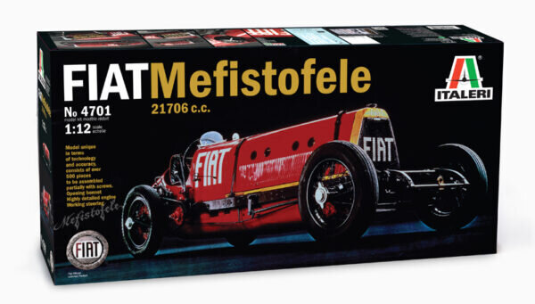 FIAT MEFISTOFELE ITALERI 1:24 4701 cena un informācija | Kolekcionējamie modeļi | 220.lv