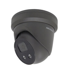 IP camera DOME, AcuSense, 4MP, F2.8mm(103°), PoE, IR up to 30m, microphone, micro SD up to 256GB, IP66, black, Hikvision цена и информация | Камеры видеонаблюдения | 220.lv
