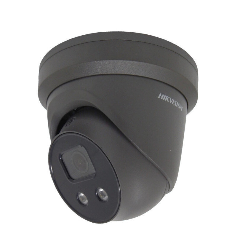 IP camera DOME, AcuSense, 4MP, F2.8mm(103°), PoE, IR up to 30m, microphone, micro SD up to 256GB, IP66, black, Hikvision цена и информация | Novērošanas kameras | 220.lv