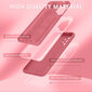 Komplekts-aizsargvāciņš silikona Samsung Galaxy A52 / A52 5G SoundBerry(real liquid silicone Easy Clean), rozā (Pink cloud) + aizsargstikls Superior 5D цена и информация | Telefonu vāciņi, maciņi | 220.lv