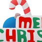 vidaXL piepūšams Merry Christmas dekors, LED, 197 cm cena un informācija | Svētku dekorācijas | 220.lv