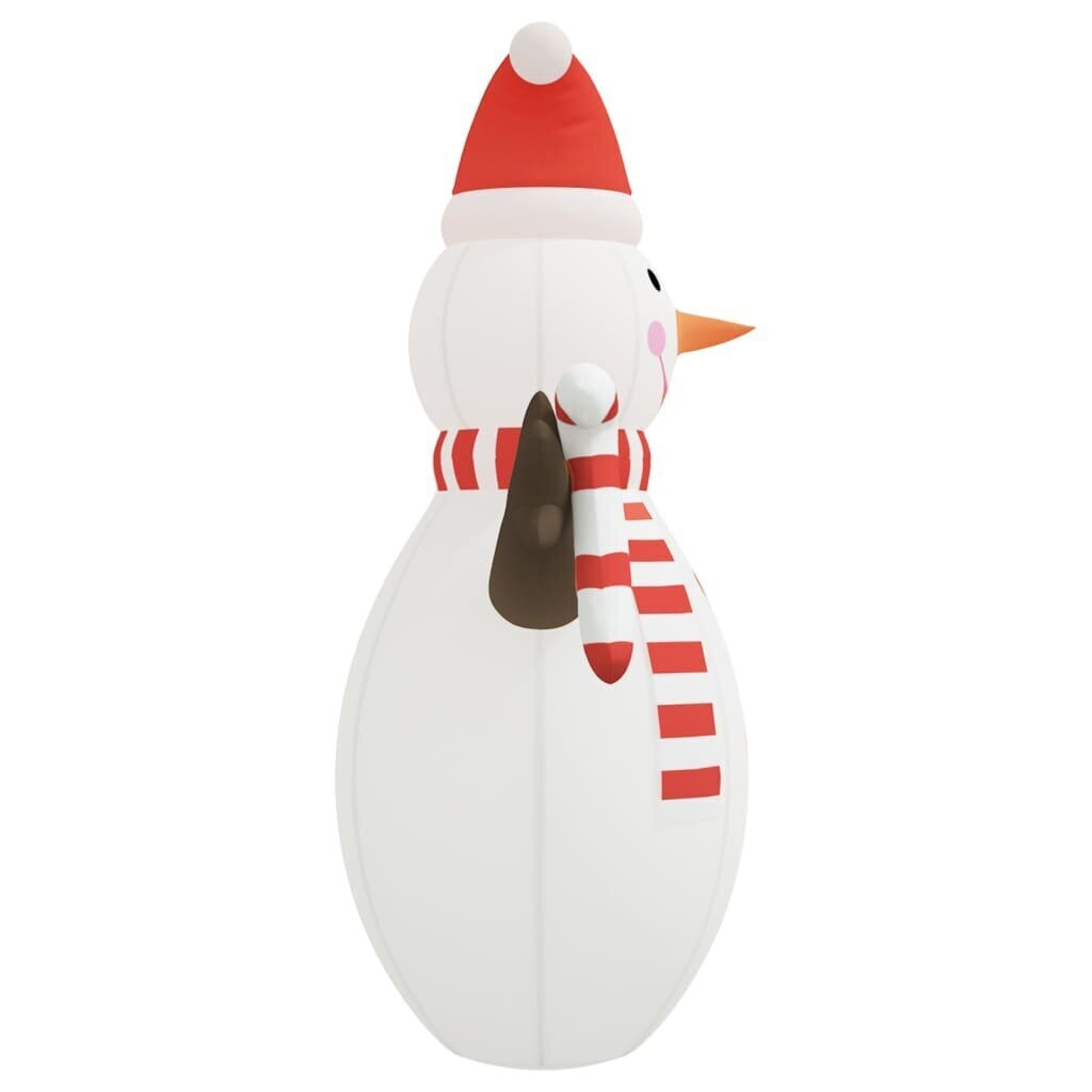 vidaXL piepūšams sniegavīrs, LED, 630 cm cena un informācija | Svētku dekorācijas | 220.lv