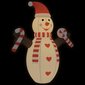 vidaXL piepūšams sniegavīrs, LED, 630 cm cena un informācija | Svētku dekorācijas | 220.lv
