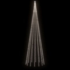vidaXL Ziemassvētku egle, 1134 vēsi baltas LED lampiņas, 230x800 cm cena un informācija | Mākslīgās egles, vainagi, statīvi | 220.lv