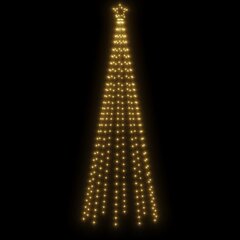 vidaXL Ziemassvētku egle, 310 silti baltas LED lampiņas, 100x300 cm cena un informācija | Ziemassvētku dekorācijas | 220.lv