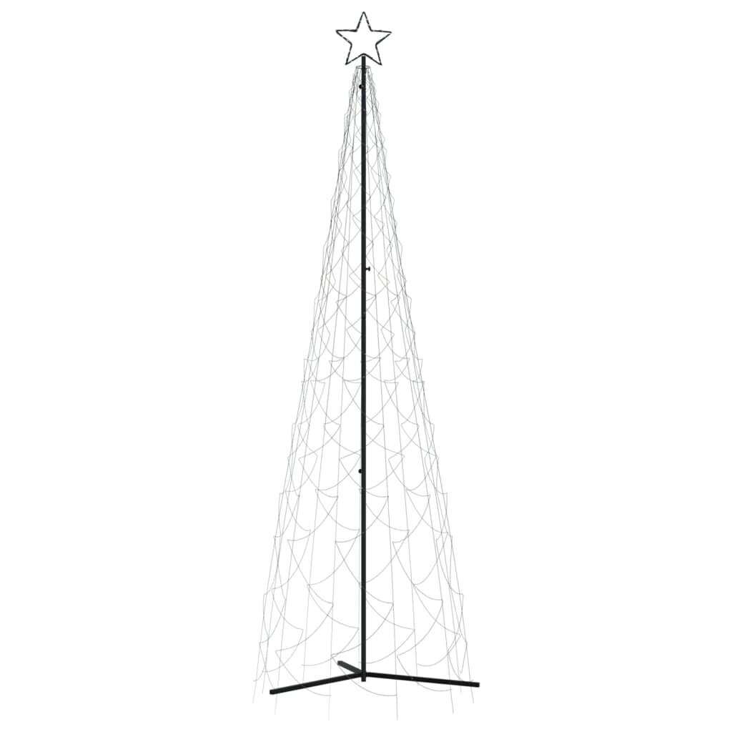 VidaXL Ziemassvētku egle, 500 vēsi baltas LED lampiņas, 100x300 cm цена |  220.lv
