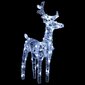 Ziemassvētku rotājums ziemeļbrieži un kamanas, akrila, 240 led spuldzes цена и информация | Svētku dekorācijas | 220.lv