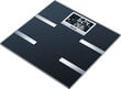 Svari Scale Beurer BF700 | melni цена и информация | Ķermeņa svari, bagāžas svari | 220.lv