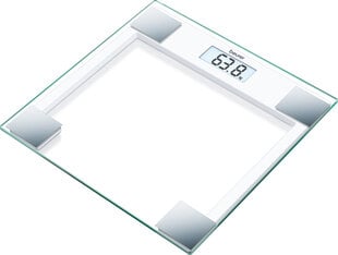 Цифровые весы для ванной Beurer GS14 Стеклянный Прозрачный 150 kg (30 x 30 x 2 cm) цена и информация | Весы (бытовые) | 220.lv