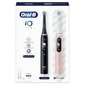 Oral-B iO6 Series Duo Pack Black / Pink Sand cena un informācija | Elektriskās zobu birstes | 220.lv