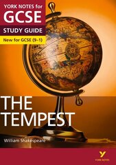 Tempest STUDY GUIDE: York Notes for GCSE (9-1): - everything you need to catch up, study and prepare for 2022 and 2023 assessments and exams, 9-1 цена и информация | Книги для подростков и молодежи | 220.lv