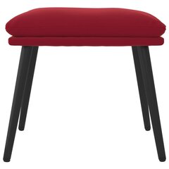 Kāju krēsls, sarkanvīna krāsa, 45x29,5x39cm, samts цена и информация | Кресла-мешки и пуфы | 220.lv