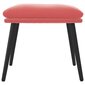 Kāju krēsls, rozā, 45x29,5x39cm, samts cena un informācija | Sēžammaisi, pufi | 220.lv
