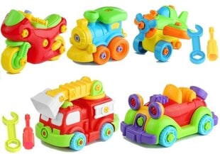 Набор разбираемых автомобилей с инструментами цена и информация | Конструктор автомобилей игрушки для мальчиков | 220.lv