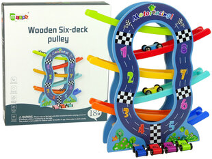 Spēle zēniem Lean Toys 6 stāvu autostāvvieta cena un informācija | Rotaļlietas zēniem | 220.lv