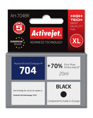 Ink ActiveJet AH-704BR | black | 20 ml | HP HP 704 CN692AE cena un informācija | Tintes kārtridži | 220.lv