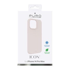 Puro Icon, iPhone 14 Pro Max, rozā / IPC14P67ICONROSE cena un informācija | Telefonu vāciņi, maciņi | 220.lv