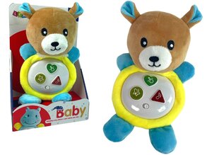 Интерактивный развивающий плюшевый медведь со звуками цена и информация | Игрушки для малышей | 220.lv
