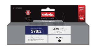 Activejet AH-970BRX tinte HP printerim; HP 970XL CN625AE nomaiņa; Premium; 250 ml; melns cena un informācija | Tintes kārtridži | 220.lv