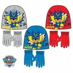 Paw Patrol bērnu cepures un cimdu komplekts цена и информация | Шапки, перчатки, шарфы для мальчиков | 220.lv