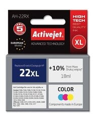 Ink ActiveJet AH-352 | Color | 18 ml | Refill | HP C9352A cena un informācija | Tintes kārtridži | 220.lv