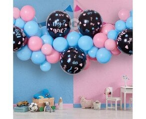 Гирлянда из воздушных шаров «Он или Она?», синий/розовый цвет цена и информация | Шарики | 220.lv