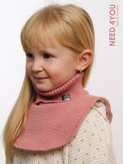 Детский шарф-воротник Need 4You, розовый цена и информация | Шапки, перчатки, шарфы для девочек | 220.lv