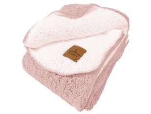 Плед-одеялo из эко шерсти - soft&cozy 150/200 см розовое, BSC002 цена и информация | Покрывала, пледы | 220.lv