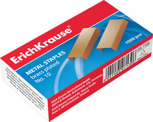 Skavas Nr. 10 ErichKrause ® tērauda (kaste 1000 gab.) cena un informācija | Kancelejas preces | 220.lv