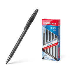 Gēla pildspalva ar dzēšamo tinti ErichKrause ® R-301 Magic Gel 0.5, tintes krāsa - melna (kastītē pa 12 gab.), komplekts cena un informācija | Rakstāmpiederumi | 220.lv