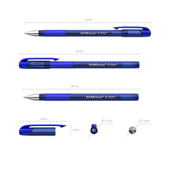 Ручка гелевая ErichKrause® G-Star®, цвет чернил синий (в коробке по 12 шт.), набор цена и информация | Письменные принадлежности | 220.lv