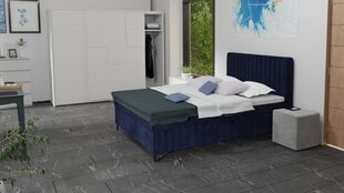 Континентальная кровать Quant, 140x200 см, синий цвет цена и информация | Кровати | 220.lv