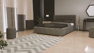 Кровать Bardo 200x200 см, серый цвет цена и информация | Кровати | 220.lv