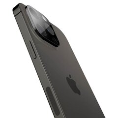 Spigen Optik kameras aizsargs iPhone 14 Pro / 14 Pro Max Black cena un informācija | Ekrāna aizsargstikli | 220.lv