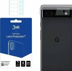 3MK rūdīta stikla kameras aizsargstikls piemērots Google Pixel 6a cena un informācija | Ekrāna aizsargstikli | 220.lv