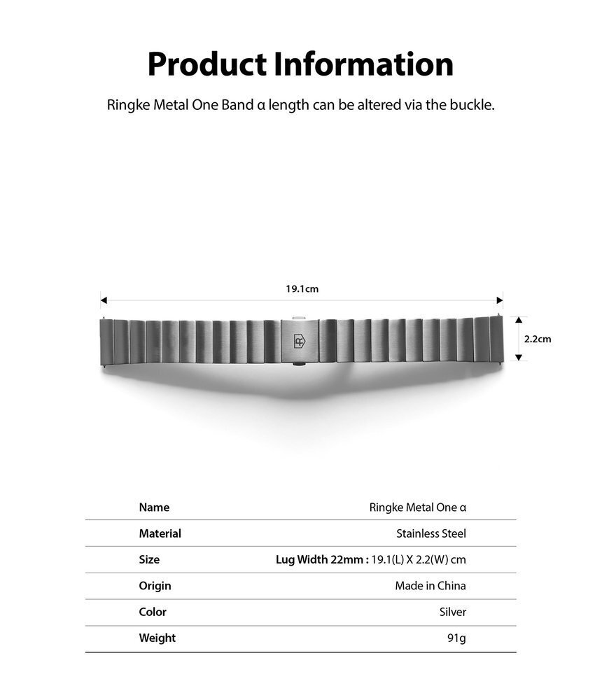 Ringke Metal One cena un informācija | Viedpulksteņu un viedo aproču aksesuāri | 220.lv