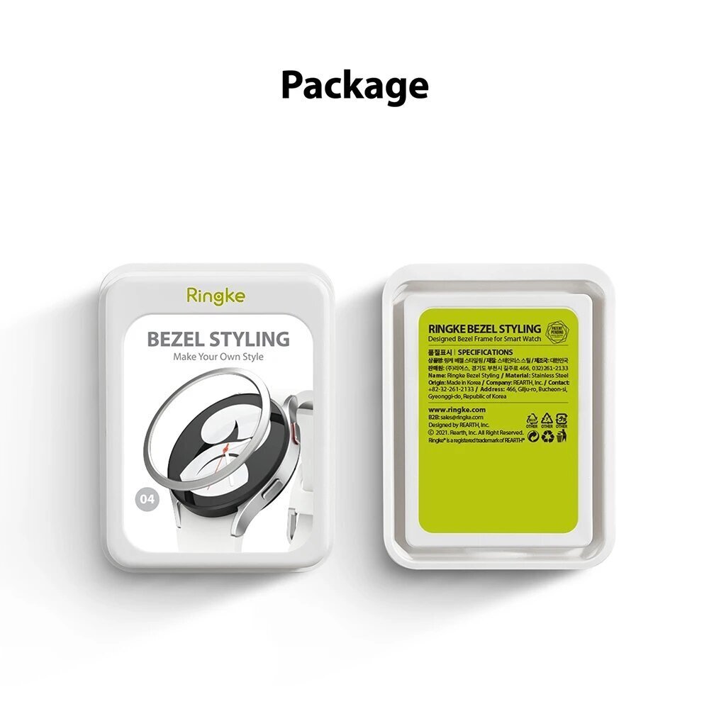 Ringke Bezel Styling Stainless Silver цена и информация | Viedpulksteņu un viedo aproču aksesuāri | 220.lv